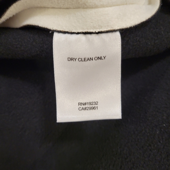 NWT Alfred Dunner Faux Suede White & Black Embroidered Pennylane Coat - Picture 7 of 8